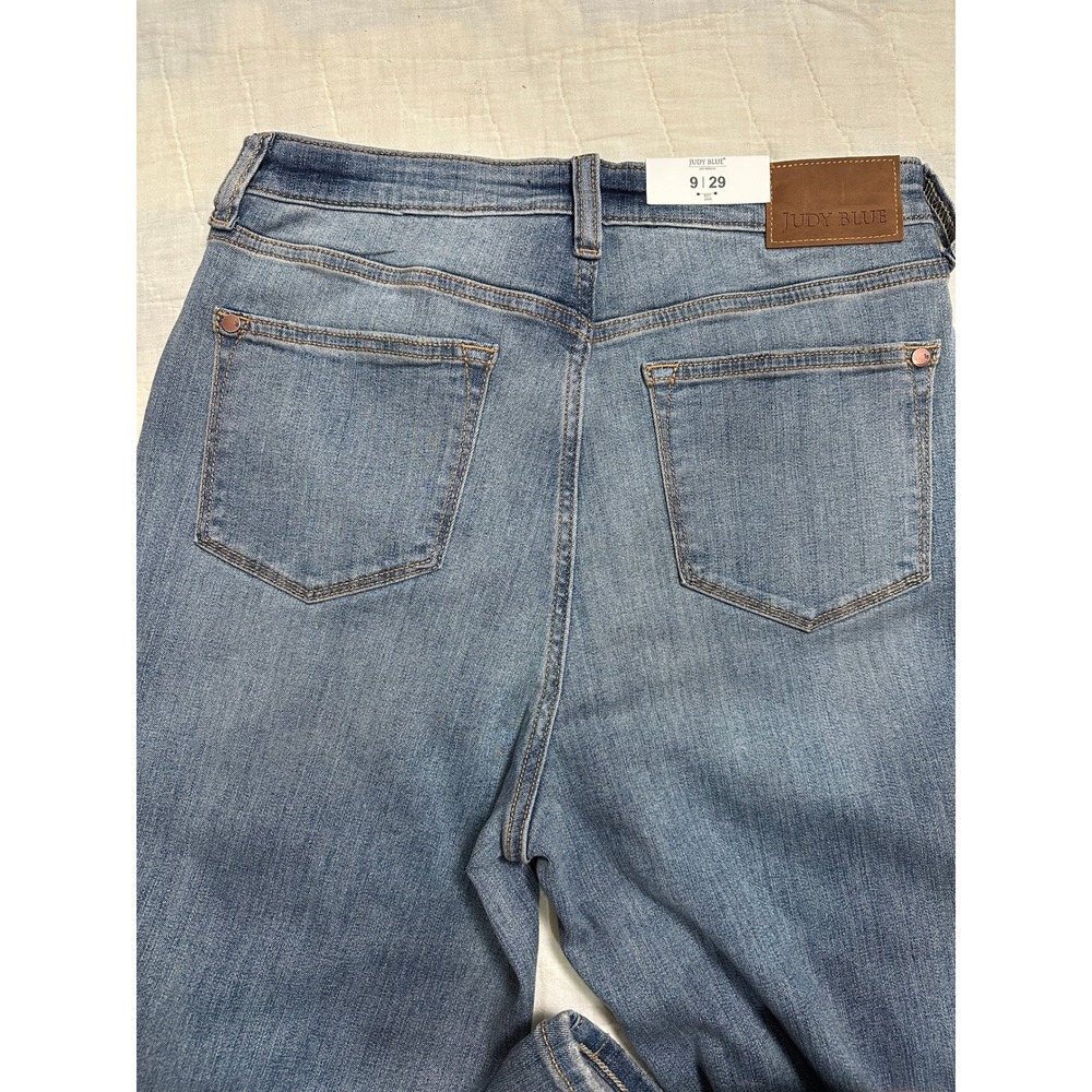 NWT Judy Blue High Waist Straight Leg Jeans sz 9/29 - Picture 5 of 5